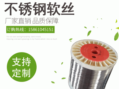 现货供应耐磨不锈钢丝 耐高温304波纹不锈钢软丝 细不锈钢丝
