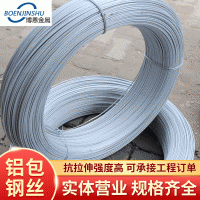 厂家供应铝包钢搭架钢丝 葡萄搭架铝包钢丝 金属丝铝包钢支持定制