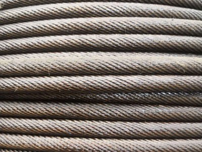 加工牵引光面电梯起重镀锌钢丝绳可定制防旋转PVC晾衣镀锌钢丝绳