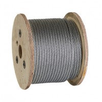 304不锈钢钢丝绳 包胶钢丝绳压制 6*19S结构钢丝绳定制