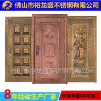 304不锈钢铜雕门 别墅仿真防盗门防锈防水 来图订做厂家直销