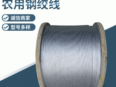 厂家供应 农用钢绞线 电力热镀锌钢绞线 电缆用热镀锌钢绞线