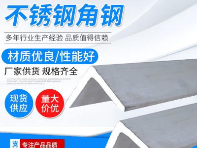 定制加工304不锈钢角钢 厂家直供4号镀锌角钢 30*30等边角钢现货