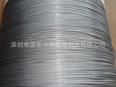 供应黑色包胶后2.5MM不锈钢钢丝绳 黑色PVC包塑镀锌钢丝绳2.5MM