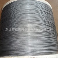 供应黑色包胶后2.5MM不锈钢钢丝绳 黑色PVC包塑镀锌钢丝绳2.5MM