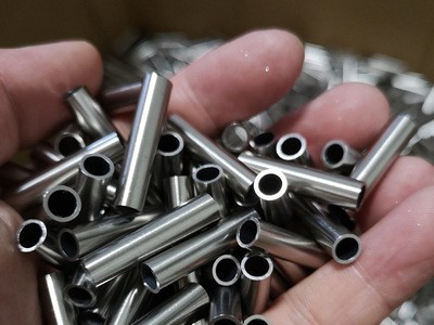 厂家现货供应304不锈钢毛细管精密薄壁管缩口倒角斜口切割加工