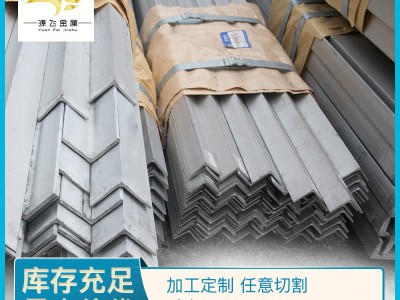 304不锈钢角钢 抛光磨砂机械制造用 现货直供304不锈钢角钢可加工