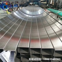 304不锈钢装饰方管矩形管表面加工定制尺寸不锈钢方管 品质保障