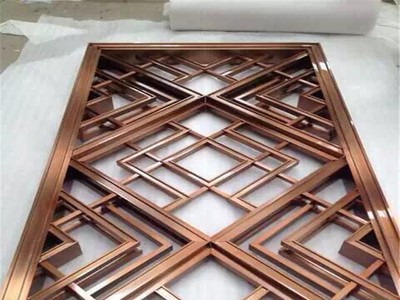 佛山高档酒店不锈钢屏风不锈钢花格厂家定制