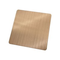 来样现货不锈钢镀铜彩色板镀红铜青铜不锈钢工程装饰板乱纹拉丝板