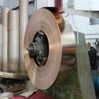 镀锡磷铜带 0.08mm精密磷铜箔分条开平C5191镀镍磷青铜带