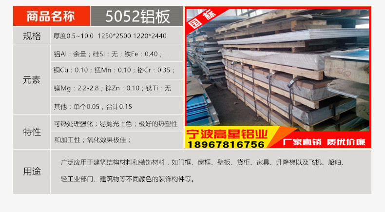 5052铝板