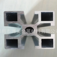 专业生产6061铝合金无缝铝管 铝原材料挤压加工铝管 定制铝管型材