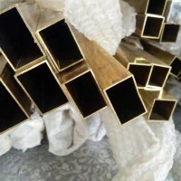 专业生产黄铜方管 T2紫铜方管 50*50 60*60mm 铜方管 扁铜管