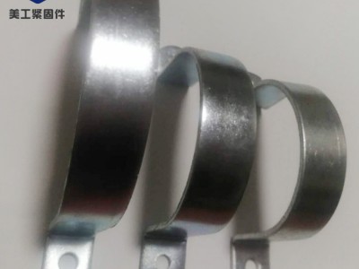 现货供应 欧姆管夹 喉箍 U型管卡 抗震配件 镀锌U型抱箍