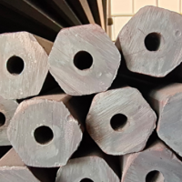 B22六角中空钢 45#中空六角钢热轧空心六棱钢