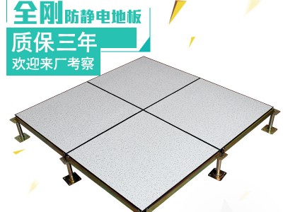 全钢防静电地板架空活动地机房电脑房学校专用抗静电地板600*600