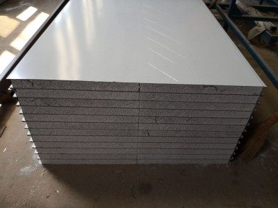 生产彩钢硅岩夹芯板 硅岩夹芯板 彩钢净化板 硅岩净化板 净化板