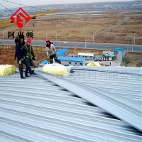 65-430型直立锁边金属屋面板 铝镁锰 1.0mm厚氟碳漆体育馆屋面板