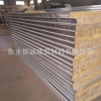 衡水供应纳米岩棉夹心彩钢复合板 钢结构仓库民建用保温