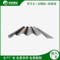 厂家供应53号YX18-76.4-310 彩板墙面板 500mm展开宽度