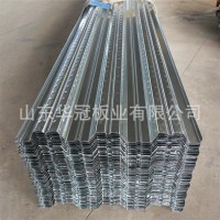 山东镀锌压型钢板 510闭口楼承板 钢结构用会凝土浇筑板