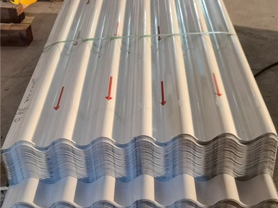 杭州军晟销售4S店外墙板1.0厚836横铺装铝镁锰板外墙 圆波瓦楞板