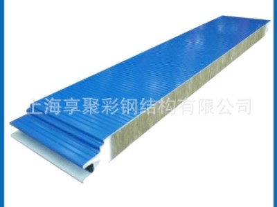 50mm岩棉金属夹芯板隐钉横向安装JXB-QY-1000型