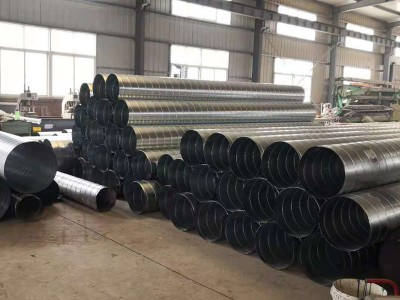 304不锈钢螺旋风管白铁皮镀锌螺旋风管除尘设备通风消防排烟管道