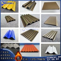 凹凸波浪铝单板 幕墙外墙门头饰面吕合金瓦楞护墙板 长城波纹铝板