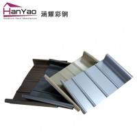 厂家彩钢压型板 屋顶树脂 屋面铁皮隔热彩钢瓦 铝镁锰瓦楞板