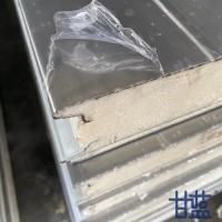 甘蓝 不锈钢潮湿冷库保温板 聚氨酯一体发泡保温夹芯板
