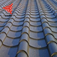 立志金属屋面 金属建筑材料828彩钢琉璃瓦 0.4mm仿古屋面彩钢瓦