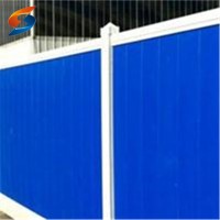 现货供应彩钢板围挡 施工安全钢结构围挡 建筑工地围挡