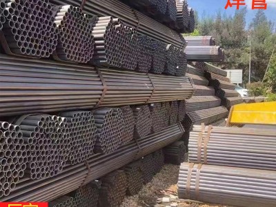 云南建筑工地用48架子管 直缝焊管碳钢焊管 昆明脚手架钢管可切割