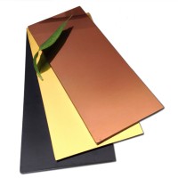 进口德国安铝1100G 320G金色镜面铝板，银色镜面铝卷