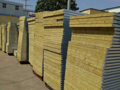 双铁皮 彩钢岩棉复合板 活动板房 材料