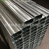 现货抱焊梁热镀锌角钢50*100钢制堆垛式仓库重型货架型材包合梁