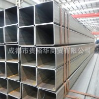 成都商家供应热镀锌方形矩管80*80*4.0镀锌焊接方管矩形管