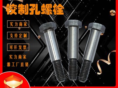 8.8级10.9级12.9级高强度外六角铰制孔螺丝螺钉高强度铰制孔螺栓