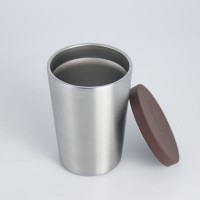 双层304不锈钢水杯啤酒杯冷饮漱口杯果汁杯餐厅茶水杯饮料杯无缝