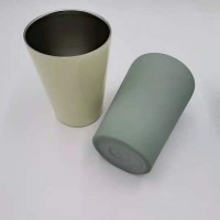 2021日韩不锈钢保冷杯 大口双层保温咖啡杯