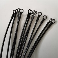 厂价直销304不锈钢钢丝绳包胶涂塑绳鱼眼端子 灯饰钢索压制1-20mm