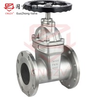 国重阀门 Z45X-16P不锈钢软密封暗杆闸阀304法兰闸阀 水利阀