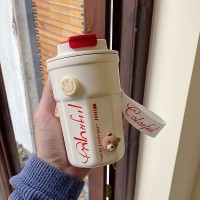 便携316不锈钢保温杯男款保冷咖啡随行杯女生高颜值水杯小众设计