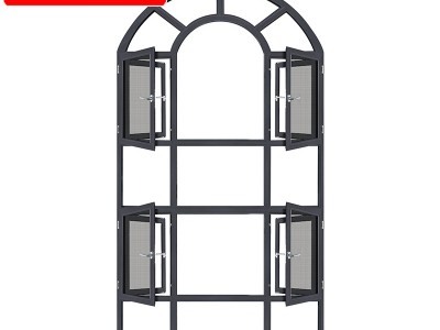 广东纱窗一体铝窗生产厂家铝合金门窗工厂 120断桥铝钢化门窗生产