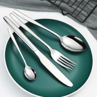 410不锈钢餐具刀叉勺套装家用加厚牛排刀叉勺子酒店西餐12件套
