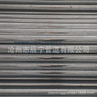 加工热镀锌薄壁钢管两端NPT丝扣带接箍管帽规格33.4-88.9mm