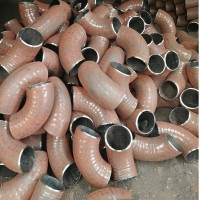 碳钢大口径对焊直缝弯头90度焊接冲压等径弯头长半径碳钢无缝弯头