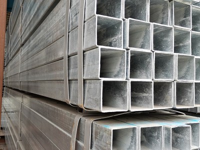 家具方管镀锌方管方矩管建筑幕墙Q235B镀锌方通架子管可切割方钢